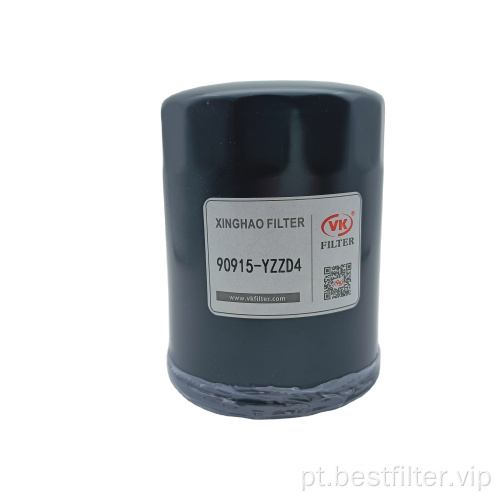 Preço de fábrica OEM 90915-YZZD4 para filtro de óleo de carro